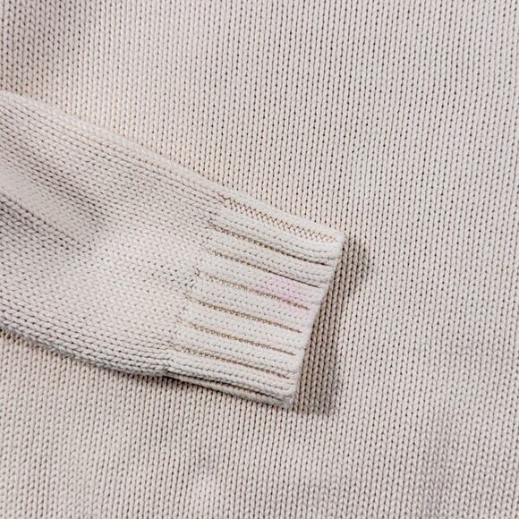 John Galt Brandy Melville Cream Ivory Cotton American Flag Sweater USA OS Preppy - Picture 8 of 8